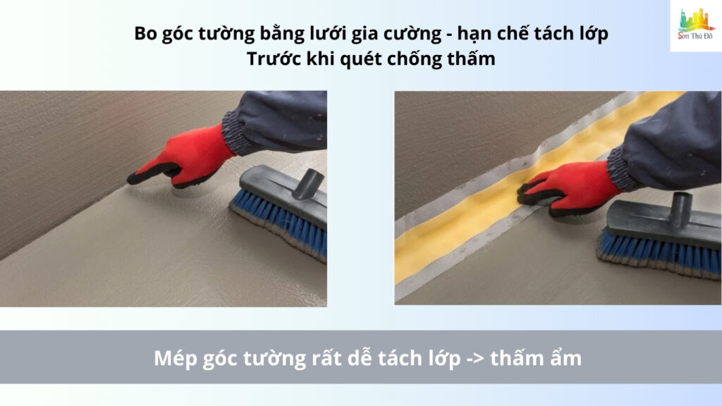 Sử dụng lưới thuỷ tinh gia cường hạn chế rạn nứt