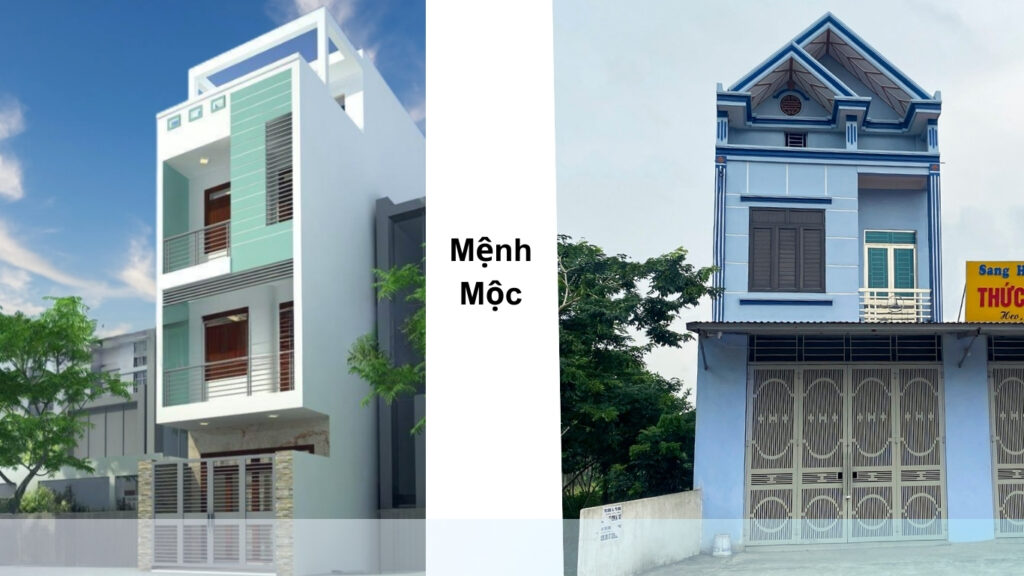 Màu xanh lá và xanh nước biển phù hợp mệnh mộc