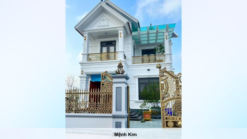 Màu trắng sứ - sơn ngoại thất mệnh Kim 1