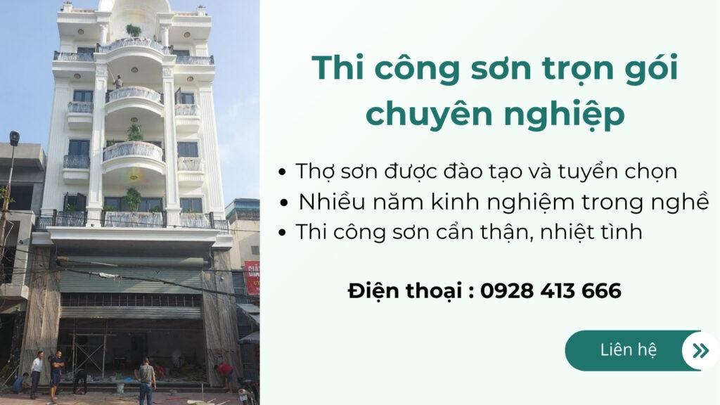 Tìm thợ sơn nhà trọn gói uy tín