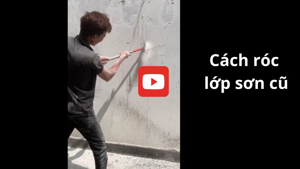 Video hướng dẫn cách róc lớp sơn tường cũ dễ dàng