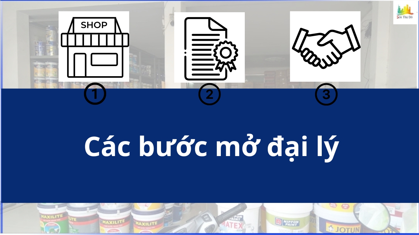 Các bước mở đại lý sơn