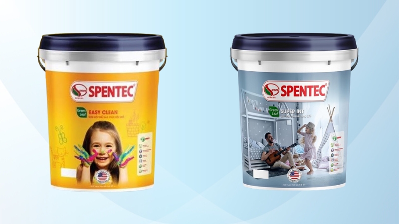 2 loại sơn giá tiền rẻ của Spentec có chất lượng tốt, đảm bảo